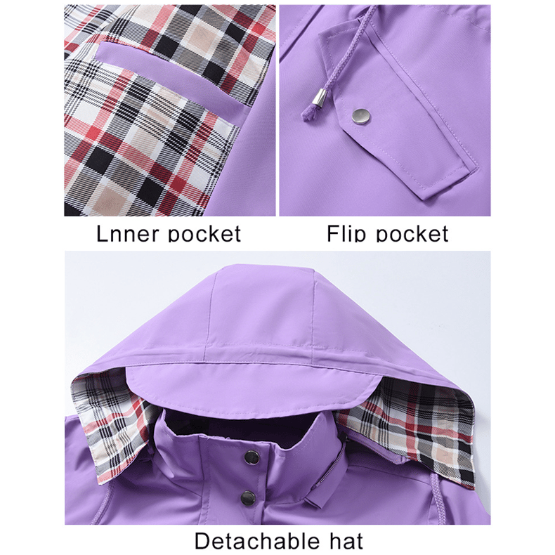🍂Herbstrabatt 49 %💗🧥Ultimative karierte wasserdichte Jacke für Frauen🍃