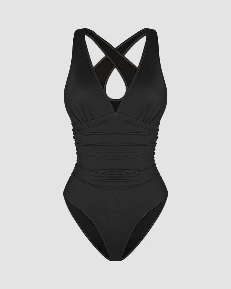 🔥Last Day Special Price £12.98!!💥-👙Smart Sculpt Plunge Swimsuit Flatter Your Figure