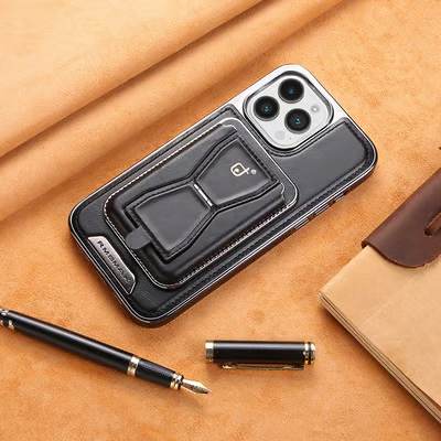 💥Hot Sale 43% OFF🔥Essential For Business📱Luxury leather iPhone case with removable magnetic tape