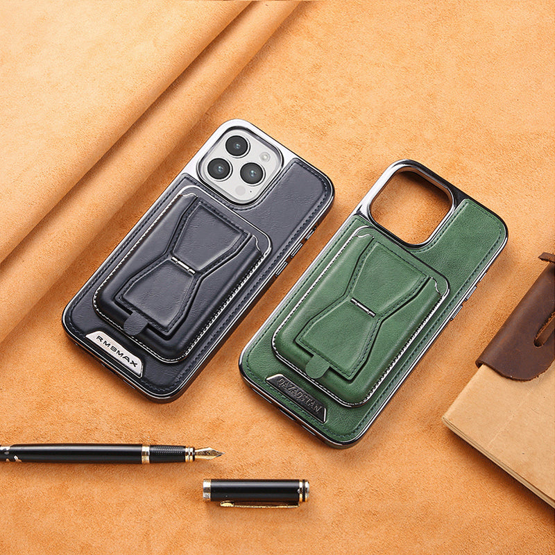 💥Hot Sale 43% OFF🔥Essential For Business📱Luxury leather iPhone case with removable magnetic tape