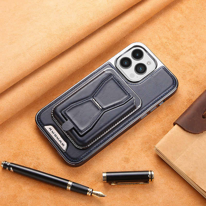 💥Hot Sale 43% OFF🔥Essential For Business📱Luxury leather iPhone case with removable magnetic tape