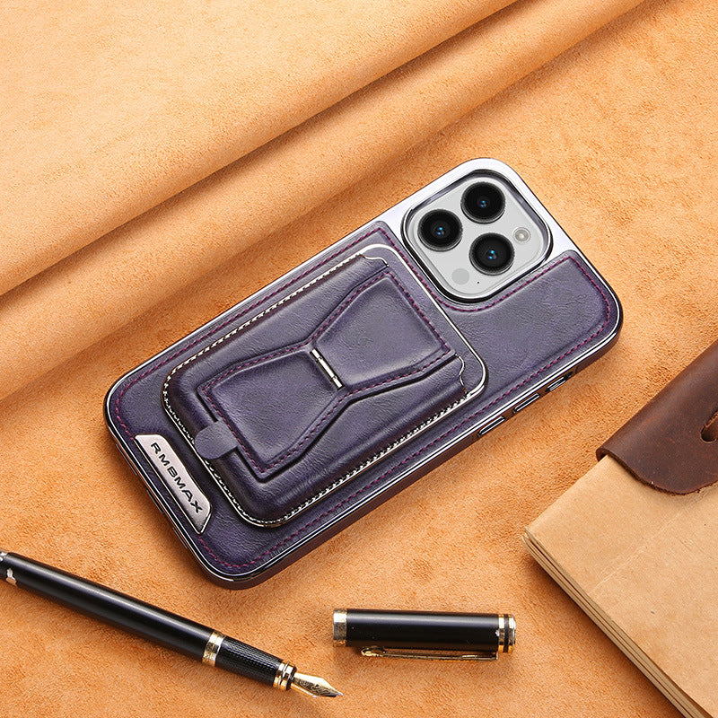 💥Hot Sale 43% OFF🔥Essential For Business📱Luxury leather iPhone case with removable magnetic tape