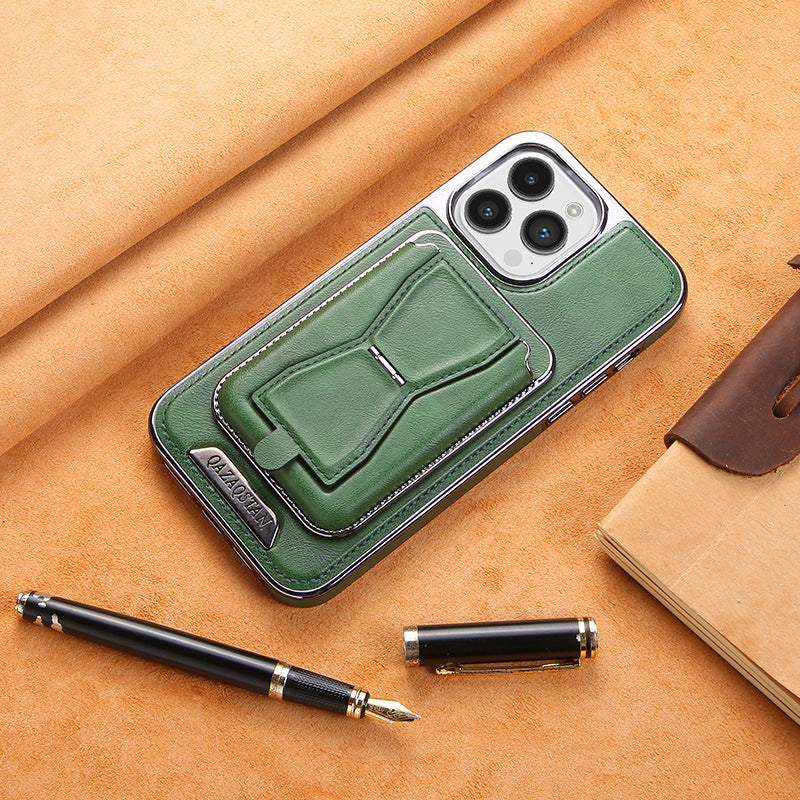 💥Hot Sale 43% OFF🔥Essential For Business📱Luxury leather iPhone case with removable magnetic tape