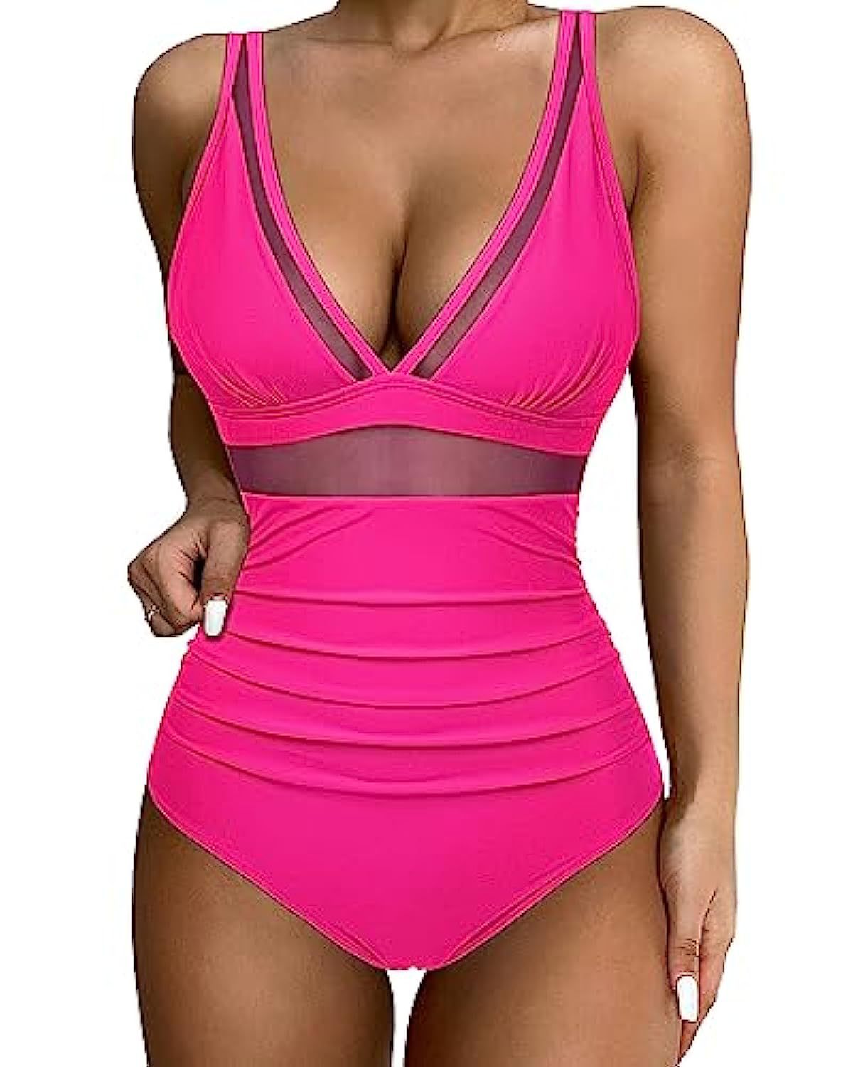 🏝️🏖️ Pre-Summer Sale 50% OFF🏝️Mesh Tummy Control Swimsuit