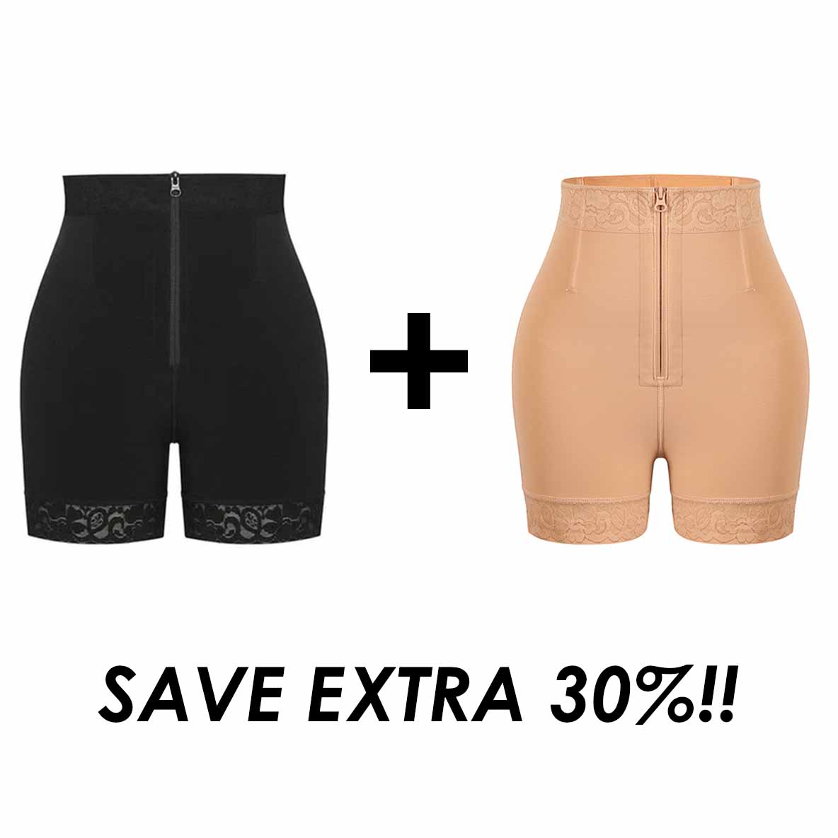 💗Summer Specials💗Lace Steel Boned Butt Enhancer Shorts Shapewear
