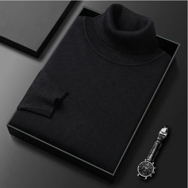 Díol Te - 50% Lascaine ✨Geansaí Cashmere Préimhe Dath Soladach d'Fhir - ceannaigh 2 le seachadadh saor in aisce