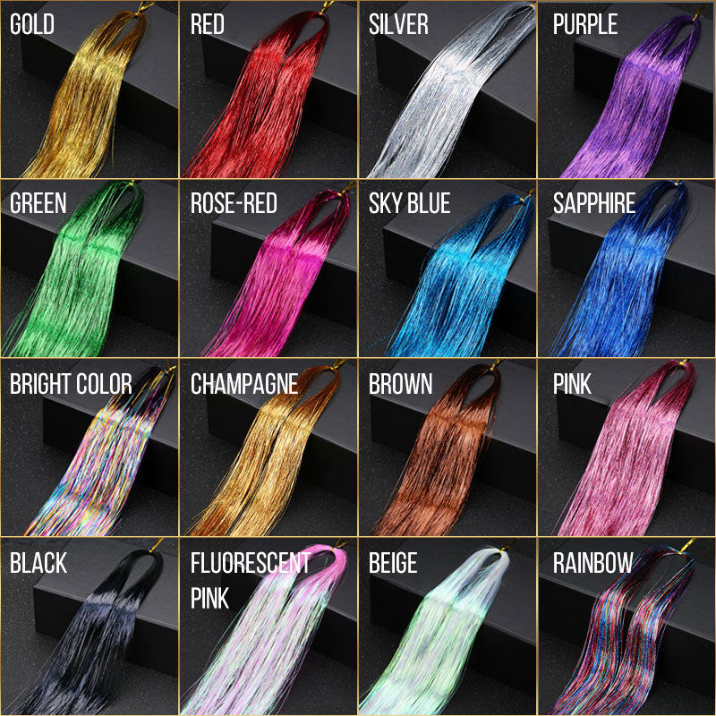❄️ Summer Specials Half Price - Glitter Satin Hair Accessories ✨