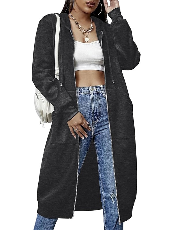 🥳Last Day Sale 64% Off🔥Women Casual Zip up Fleece Hoodies