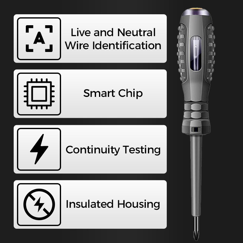 💥Hot Sale-50%OFF💥2-in-1 High Torque Strong Magnetic Screwdriver Electricity Detector