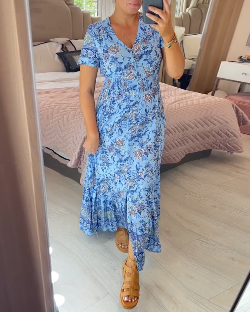 🌸Big price reduction!🌸Floral Print V-neck Dress