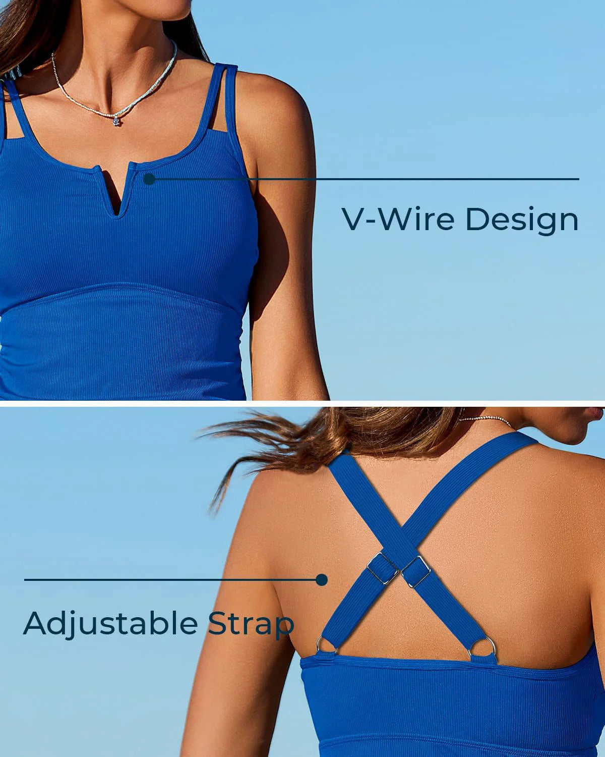 🏖️Summer Cool Deal🏝️TUMMY CONTROL TWO-PIECE TANKINI SET