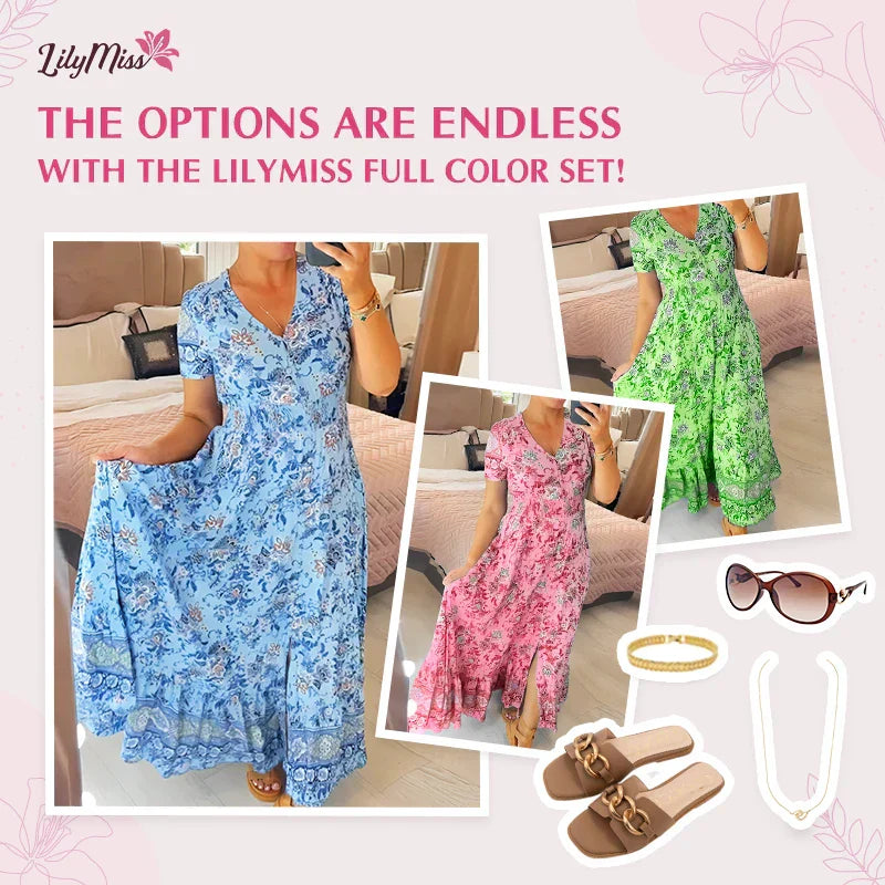 🌸Big price reduction!🌸Floral Print V-neck Dress