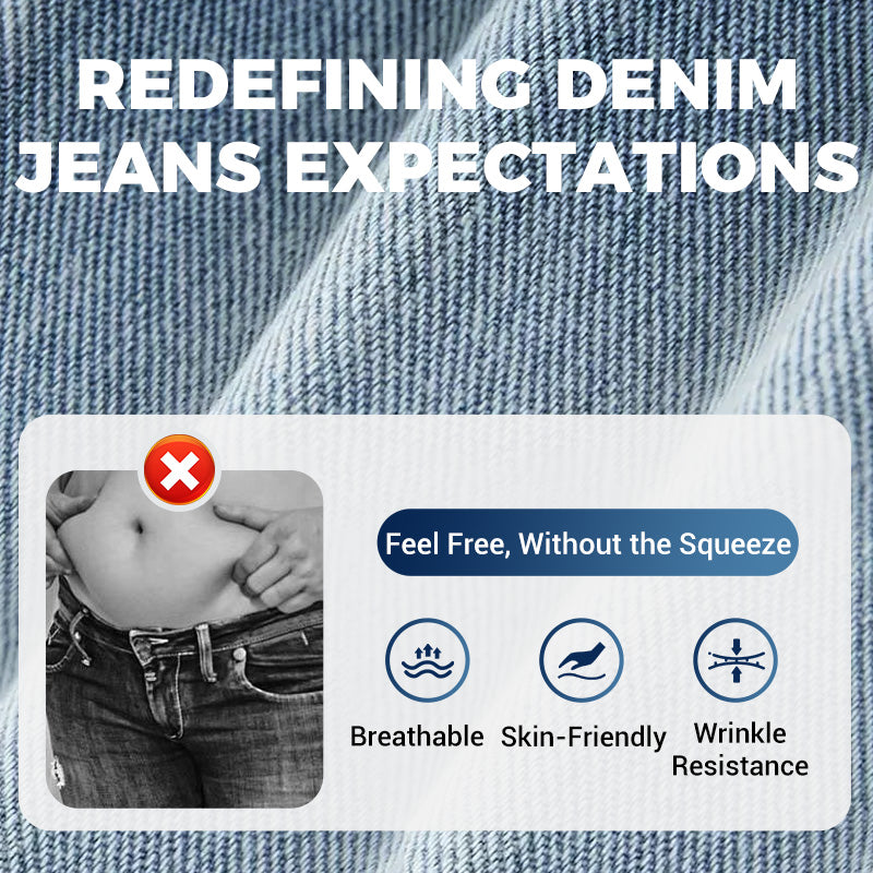 ⏳Time-limited Special⏰Fashion Lace Patchwork Denim Jeans