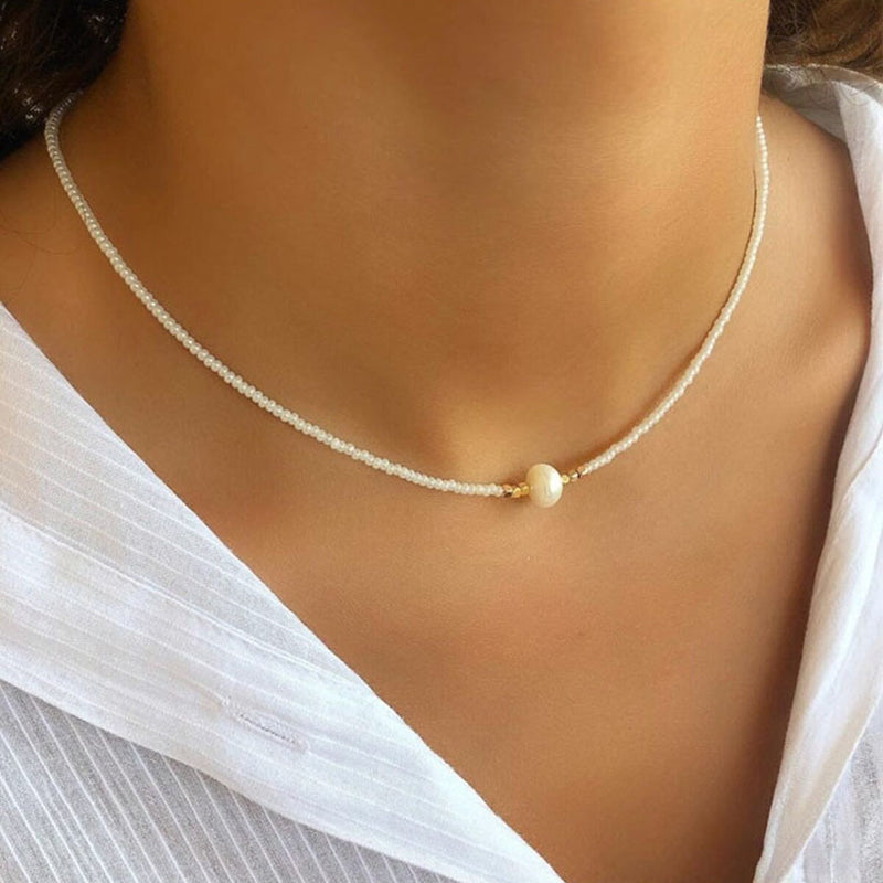 💫Freshwater Pearl Necklace with gift box💫
