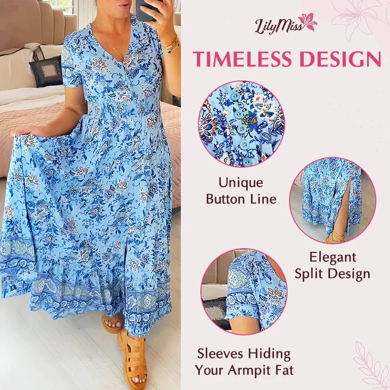 🌸Big price reduction!🌸Floral Print V-neck Dress