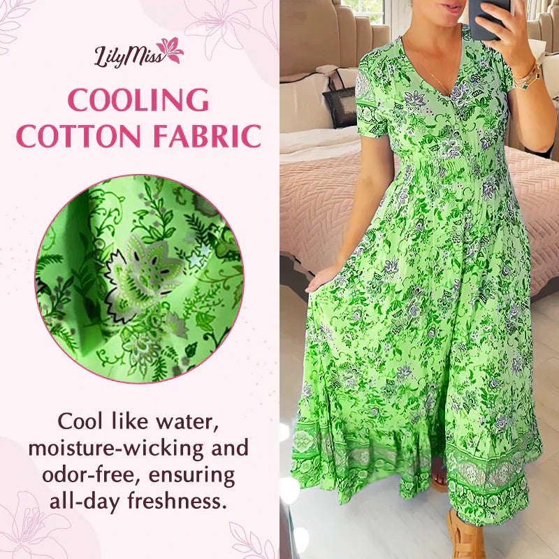 🌸Big price reduction!🌸Floral Print V-neck Dress