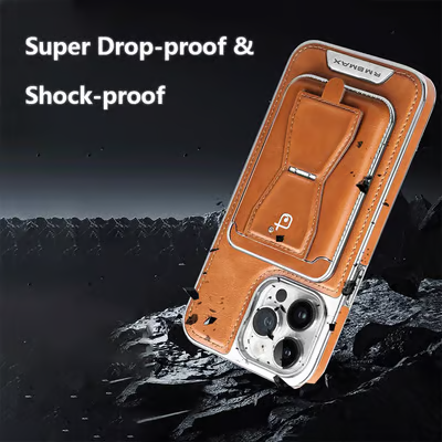 💥Hot Sale 43% OFF🔥Essential For Business📱Luxury leather iPhone case with removable magnetic tape