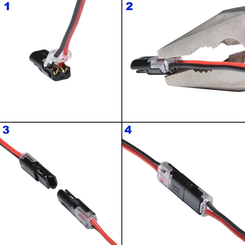 🔧Double-wire Plug-in Connector With Locking Buckle