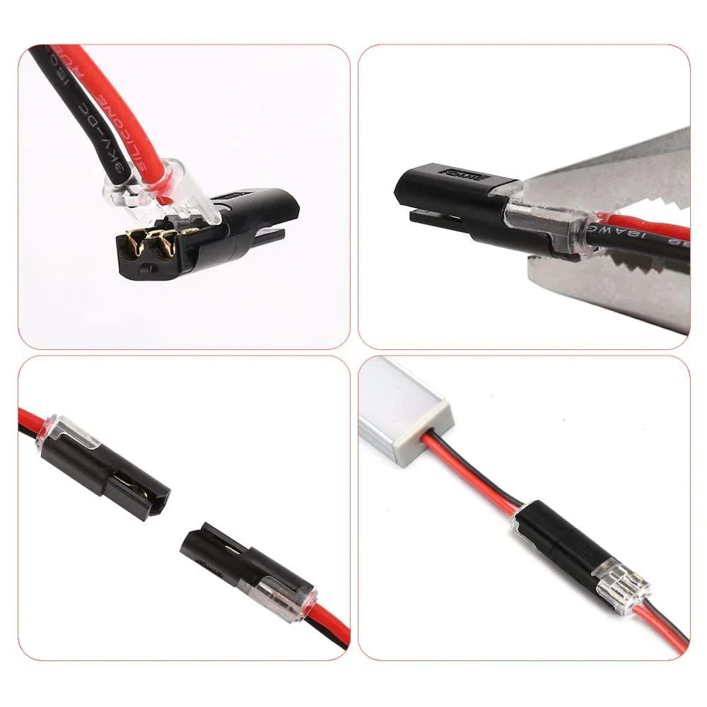 🔧Double-wire Plug-in Connector With Locking Buckle