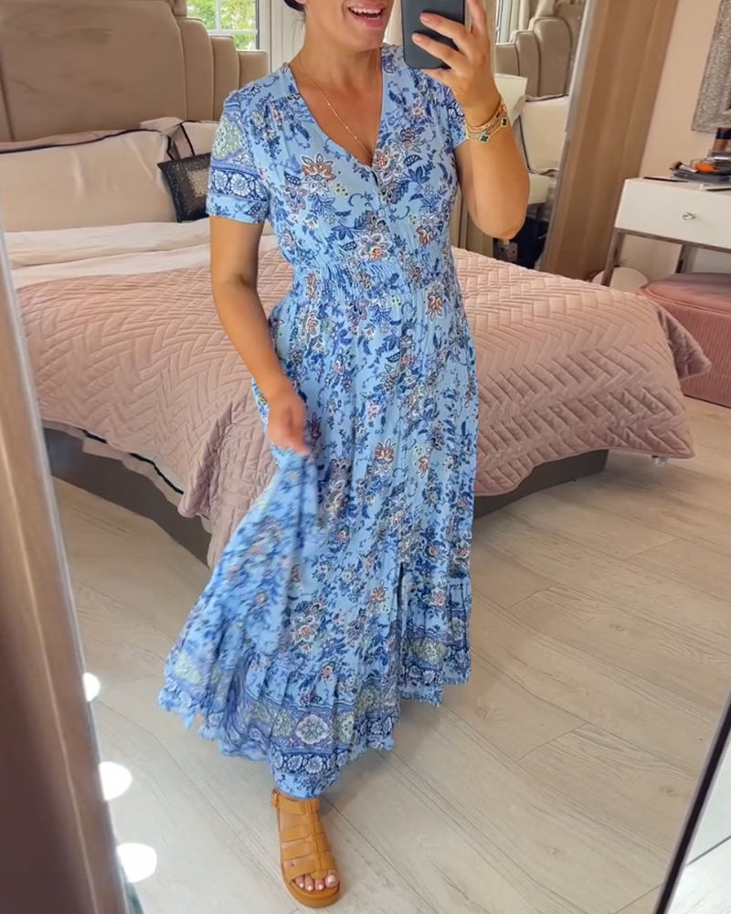 🌸Big price reduction!🌸Floral Print V-neck Dress