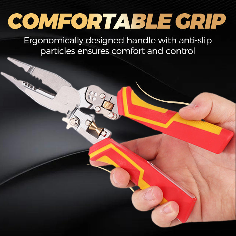 ⚡8-In-1 Wire Stripper with Voltage Tester