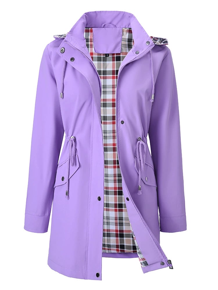 🍂Herbstrabatt 49 %💗🧥Ultimative karierte wasserdichte Jacke für Frauen🍃