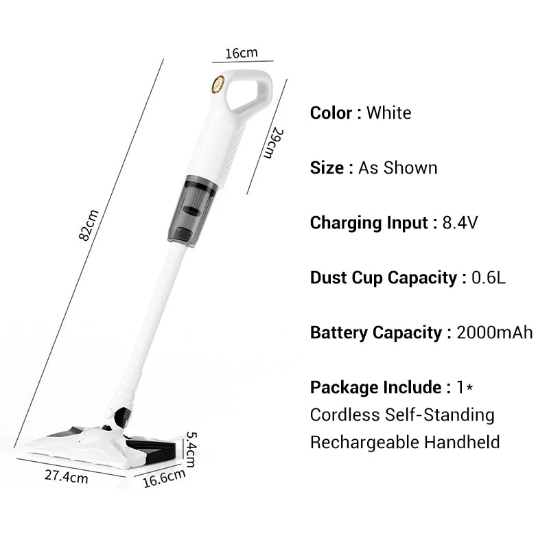 ✈️Free Shipping✨50% off for a limited time - Cordless, self-standing, rechargeable handheld vacuum cleaner