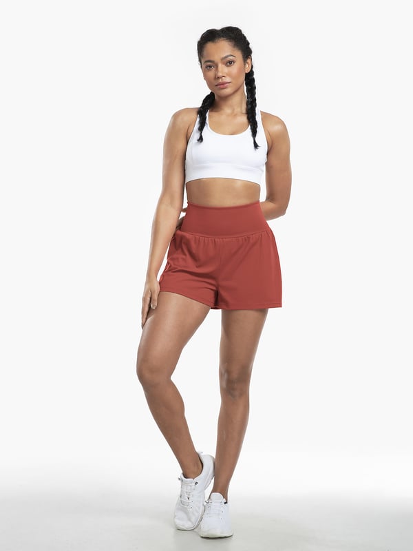 ✨️2025 Hot Sale 60% OFF🥰High Waisted 2-in-1 Yoga Shorts & Side Pockets