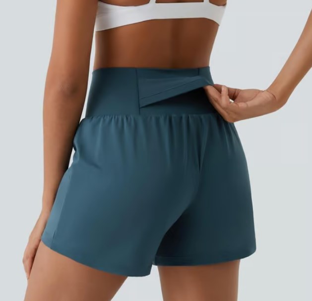 ✨️2025 Hot Sale 60% OFF🥰High Waisted 2-in-1 Yoga Shorts & Side Pockets