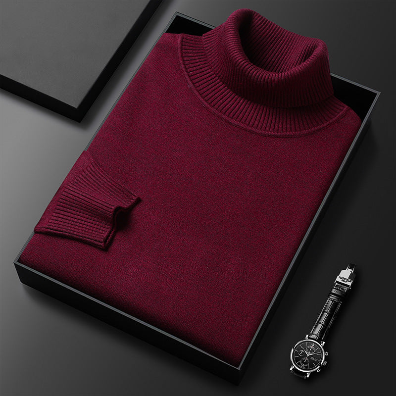 Díol Te - 50% Lascaine ✨Geansaí Cashmere Préimhe Dath Soladach d'Fhir - ceannaigh 2 le seachadadh saor in aisce