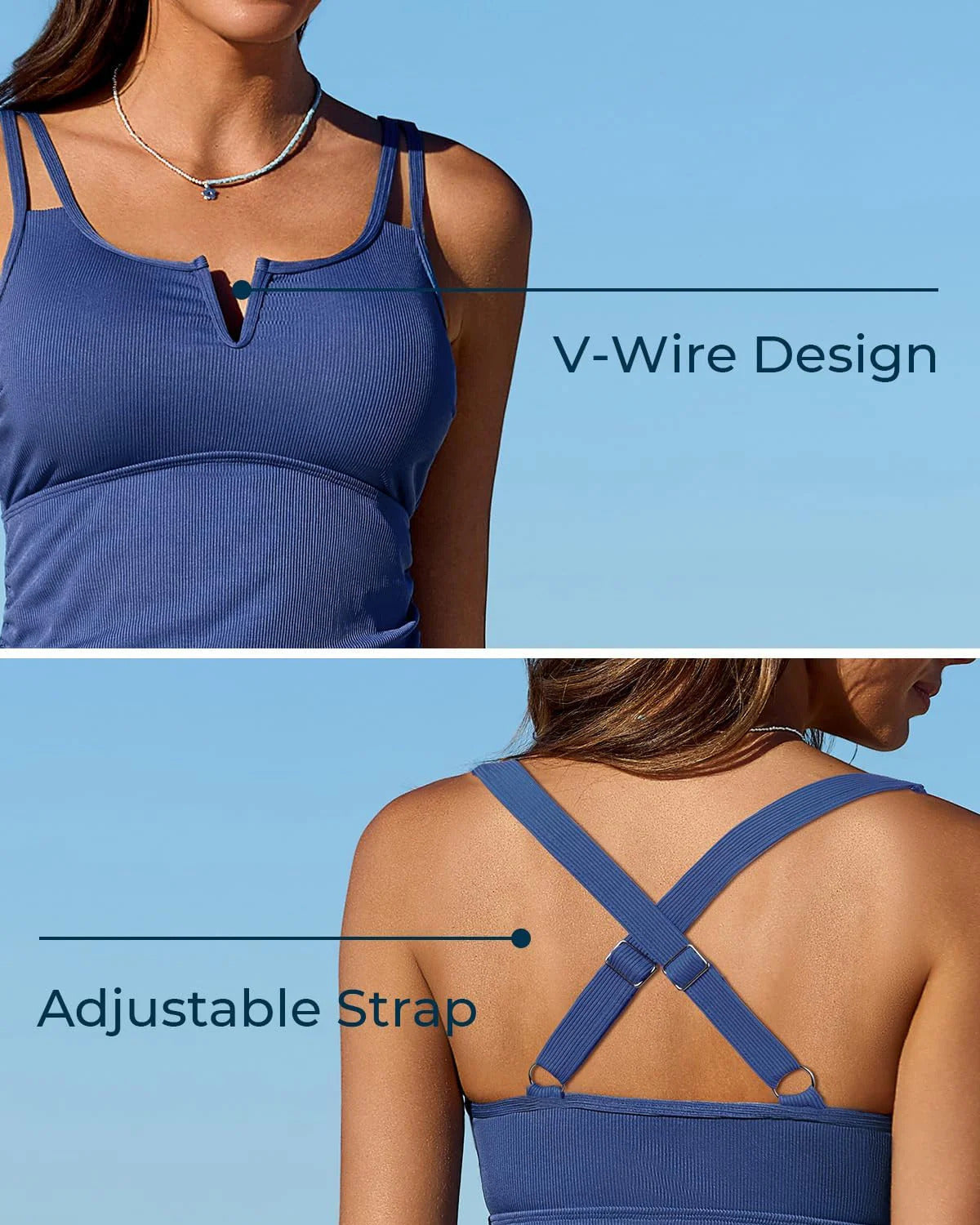 🏖️Summer Cool Deal🏝️TUMMY CONTROL TWO-PIECE TANKINI SET