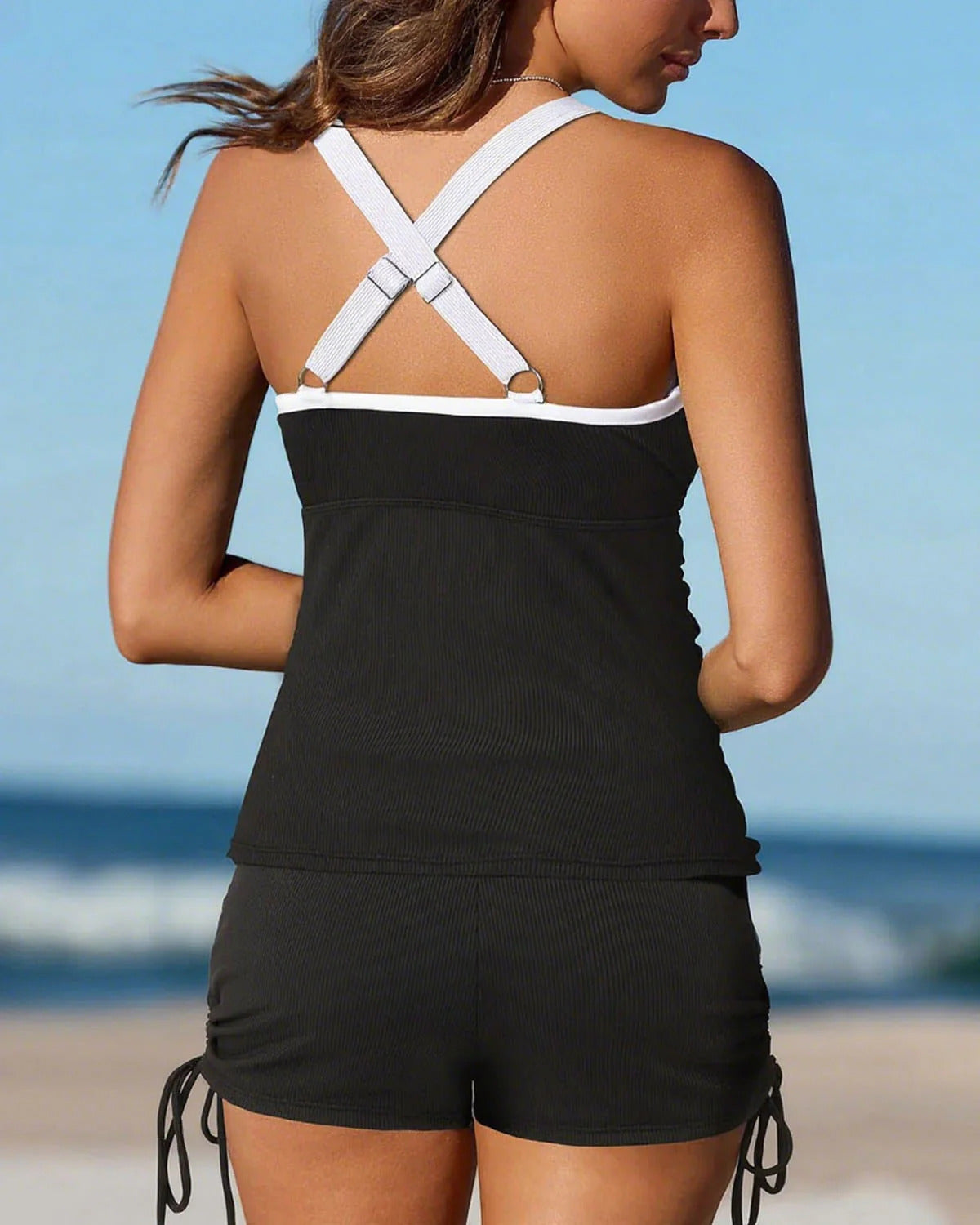 🏖️Summer Cool Deal🏝️TUMMY CONTROL TWO-PIECE TANKINI SET