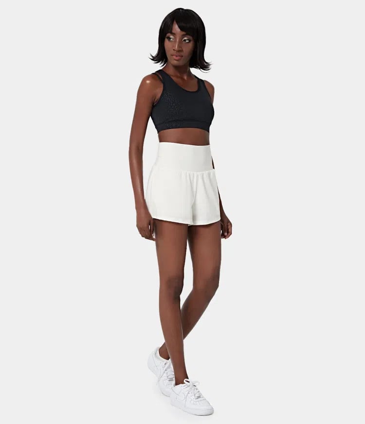 ✨️2025 Hot Sale 60% OFF🥰High Waisted 2-in-1 Yoga Shorts & Side Pockets