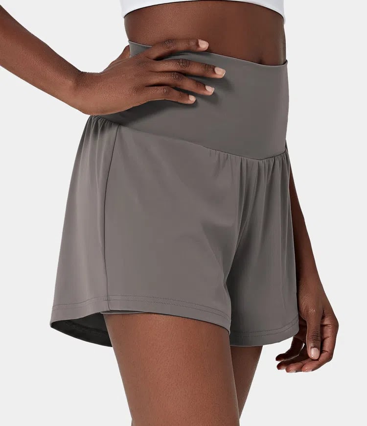 ✨️2025 Hot Sale 60% OFF🥰High Waisted 2-in-1 Yoga Shorts & Side Pockets