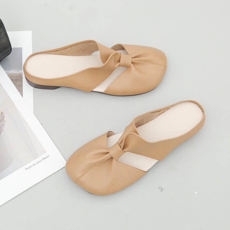 🔥Hot Sale 59% Off🔥Handmade Soft Leather Summer Light Slippers