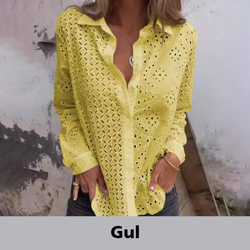 💥Limited Time Sale💃Hand-carved Feature Cutout Shirt