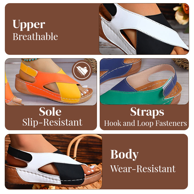 🔥Big price reduction🔥 - Women's Ultra Comfortable Slope Heel Orthopaedic Sandals