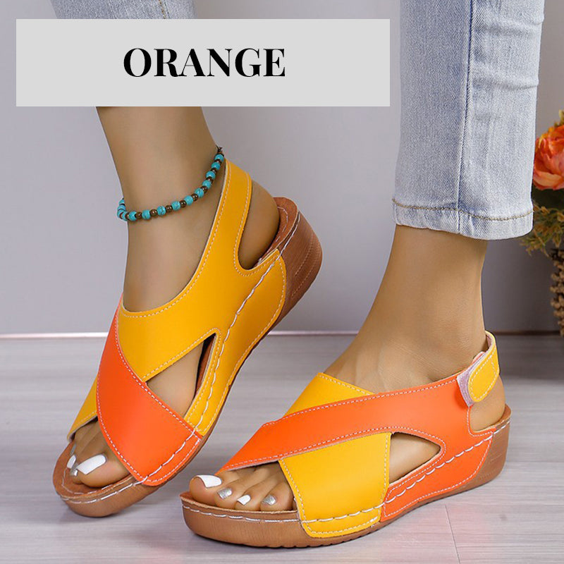 🔥Big price reduction🔥 - Women's Ultra Comfortable Slope Heel Orthopaedic Sandals