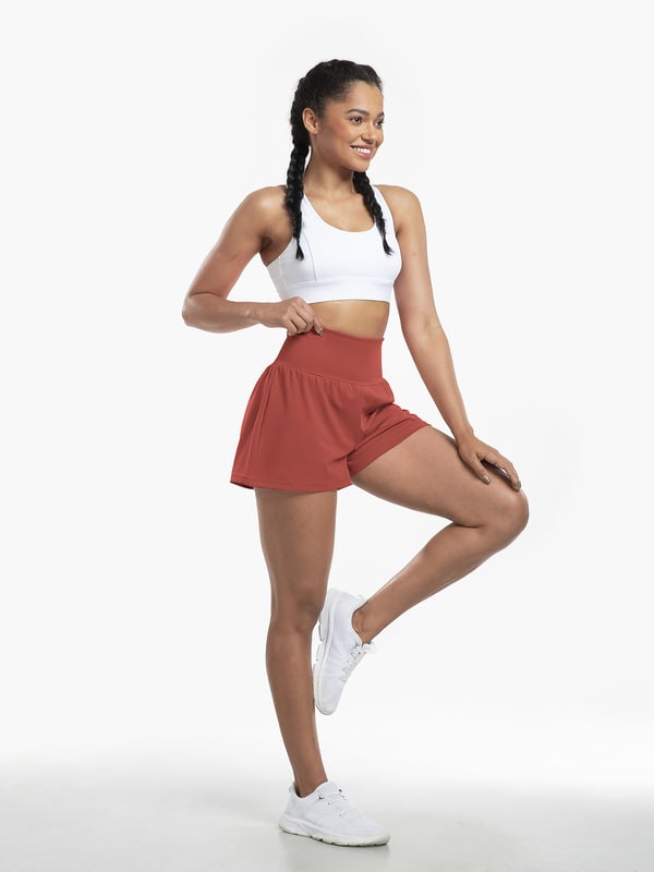 ✨️2025 Hot Sale 60% OFF🥰High Waisted 2-in-1 Yoga Shorts & Side Pockets
