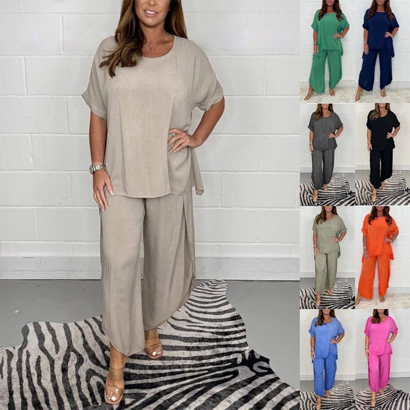 ❤️🔥Big price reduction🔥Floaty 2 Piece Sleeved Trouser Set