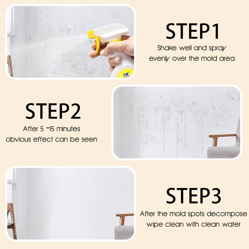 🔥LAST DAY -BUY 2 GET 1 FREE🔥Bright As New Wall Mold Removal Spray