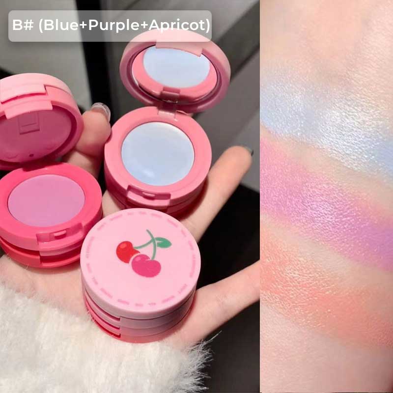 Triple-Layer Mini Blush Cream with Self-Mirror