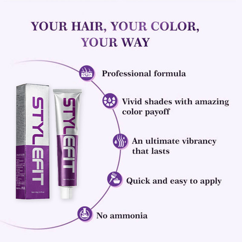 🔥35% off for a limited time🔥Semi Permanent Hair Color Long-Lasting High-Definition With 100% Dark Coverage