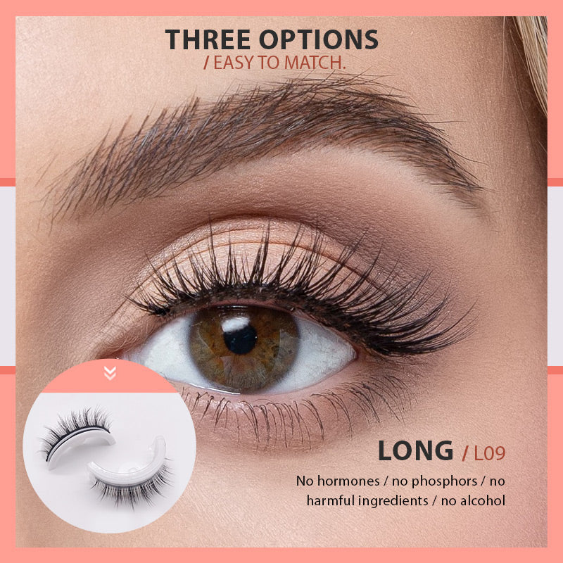 🎁Hot Sale 50% OFF✨Waterproof & Reusable Self-Adhesive Eyelashes