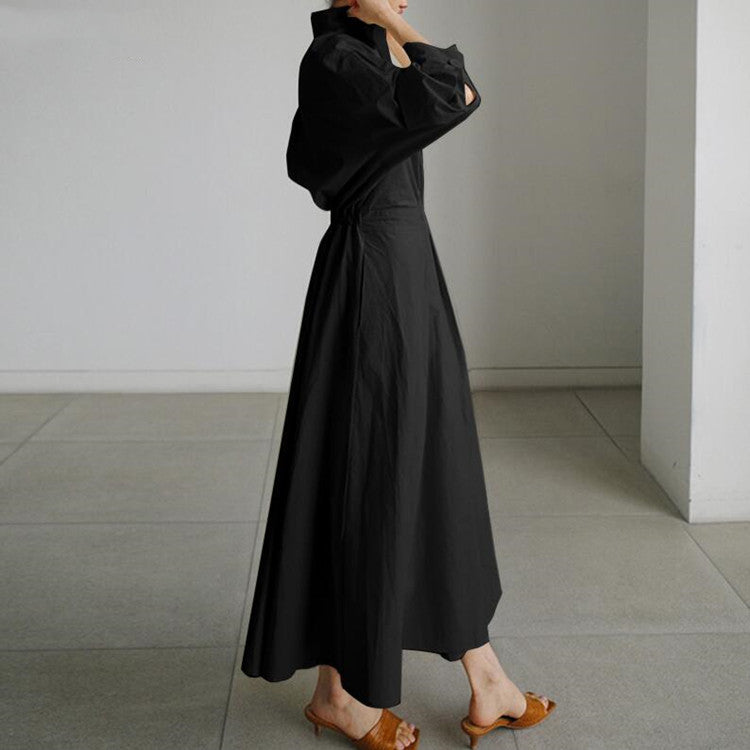 🔥Hot Sale 50% OFF💃Women's Pure Cotton Shirt Collar Dress