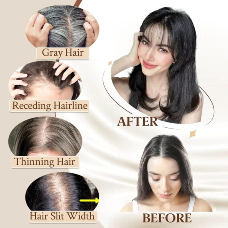 🔥Big price reduction🔥Natural Hair Toppers with Bangs for Women🛒