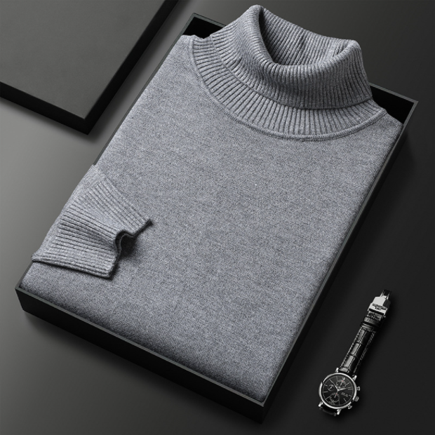 Díol Te - 50% Lascaine ✨Geansaí Cashmere Préimhe Dath Soladach d'Fhir - ceannaigh 2 le seachadadh saor in aisce