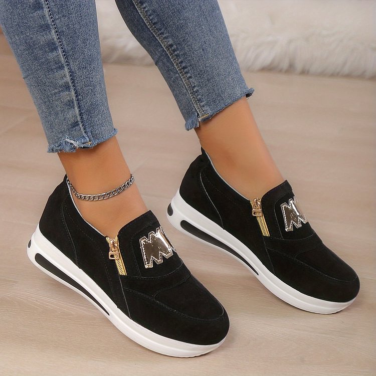 🌸 Limited time 50% off! 💥Women's Casual Platform Slip-on Orthopedic Sneakers(The more you buy, the higher the discount)