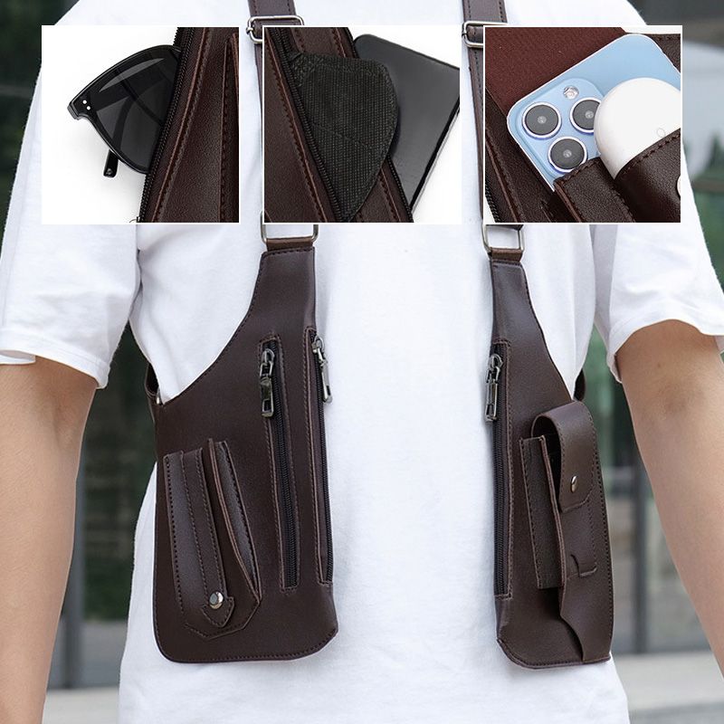 🔥Big Sale 60% OFF🔥Anti-Theft Multi-Pocket Double-shoulder Tactical Bag🎒