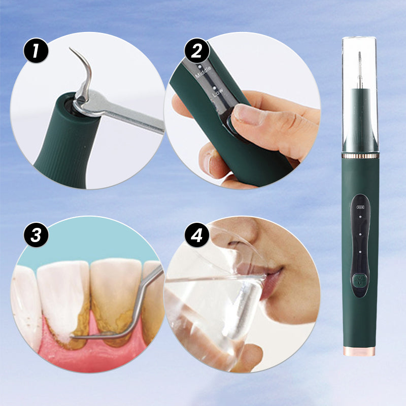 💖💖Ultrasonic Flosser for Whitening & Tartar Removal